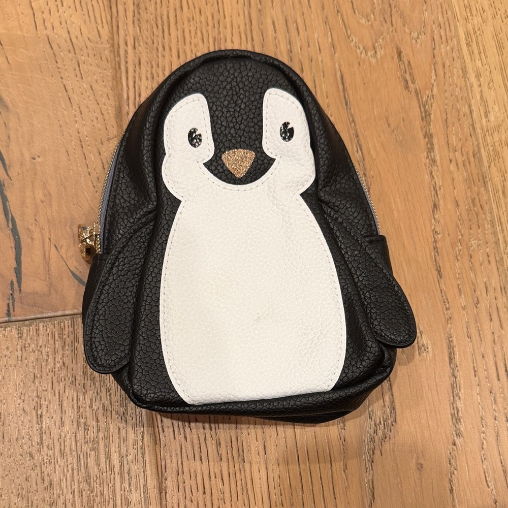H&M Kids Penguin Backpack - Black and White